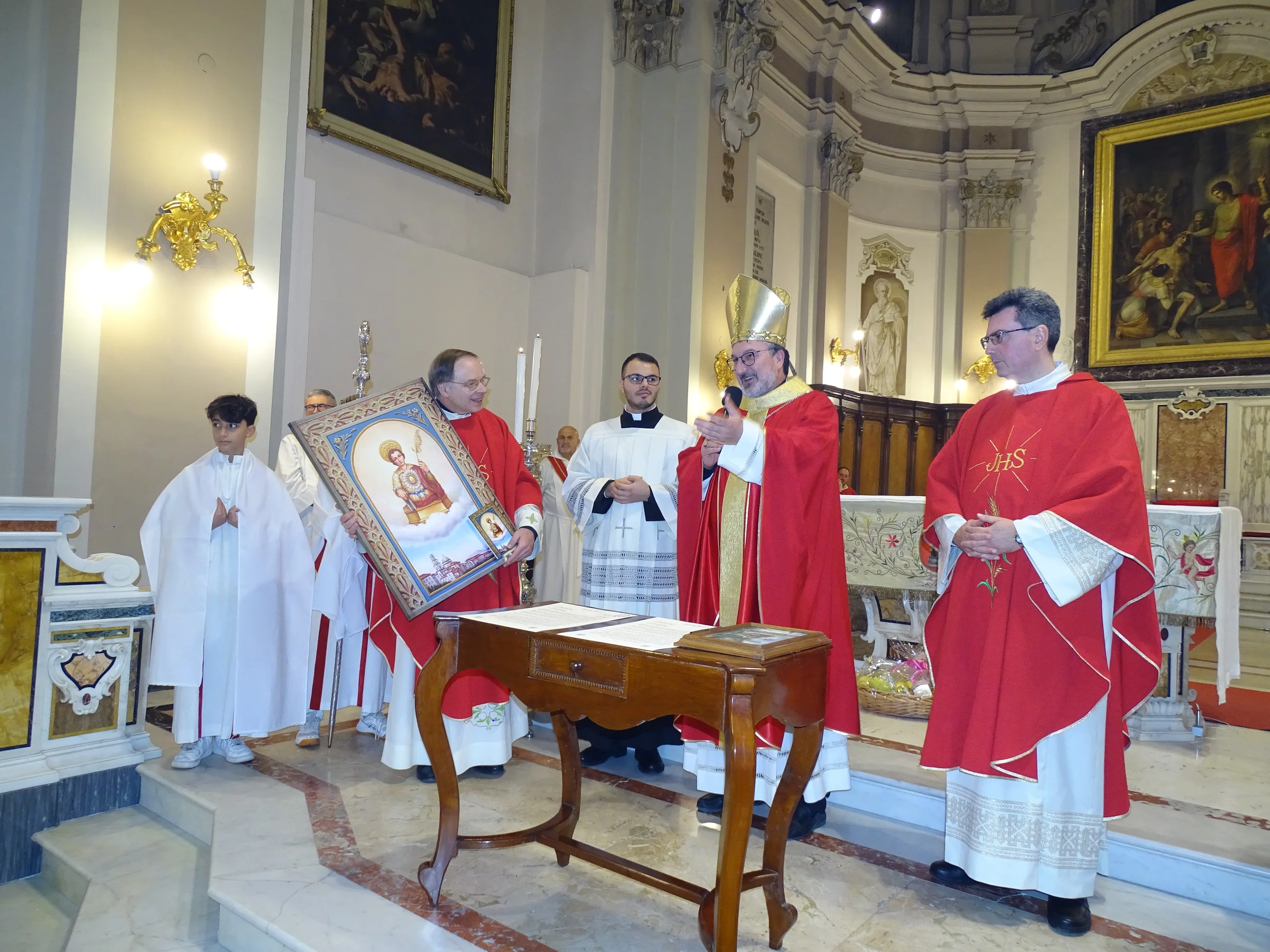 Momento della cerimonia